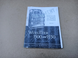 Service Manual (Wurlitzer 1500/1550)
