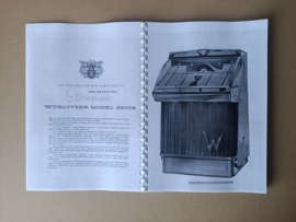 Service Manual: (Wurlitzer 2300/2310) New Repro !!!