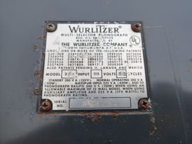 Back Panel (Wurlitzer 3100)