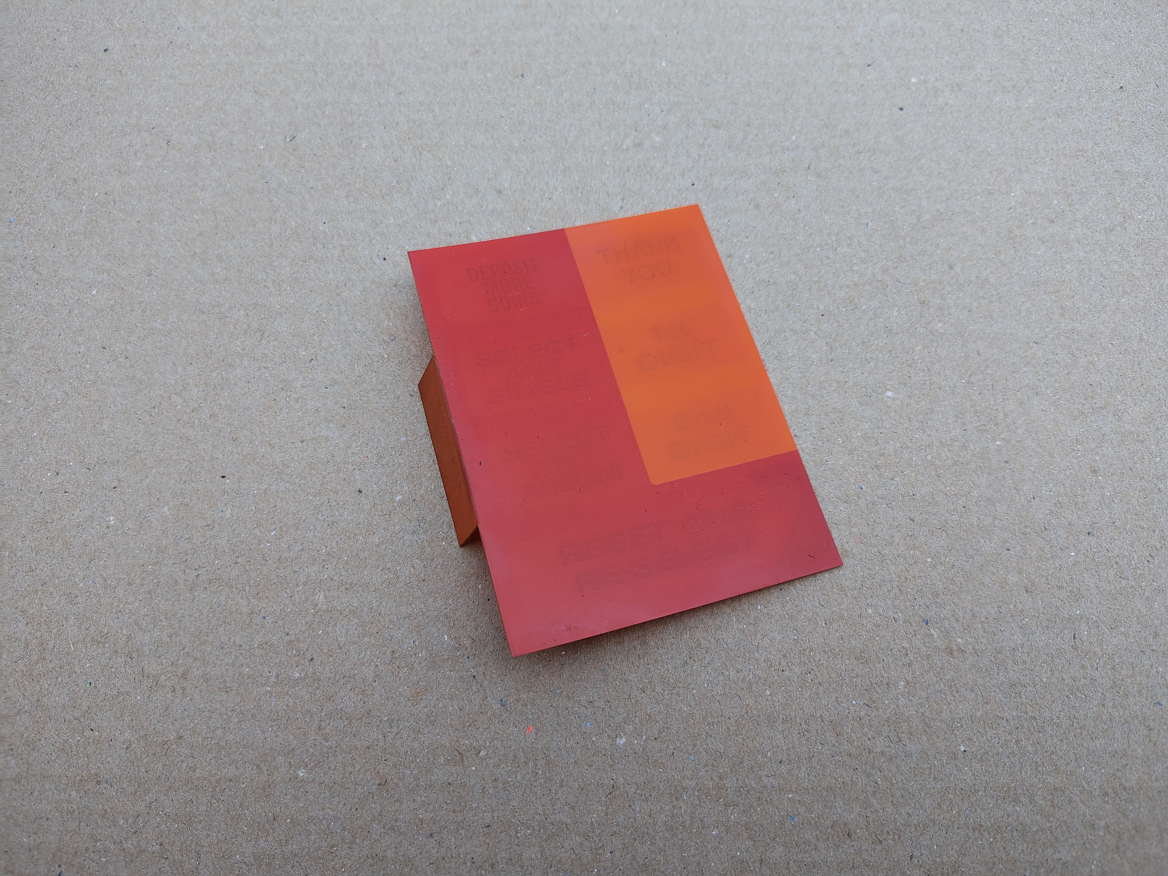 Selection Plastic (Seeburg Entertainer/ ESTD2) USA