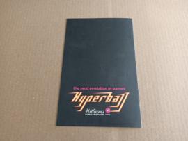 Boekje: Williams Hyperball (1981) Flipperkast