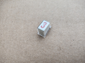 Push Button " 3 " (Wurlitzer 2000-2100)