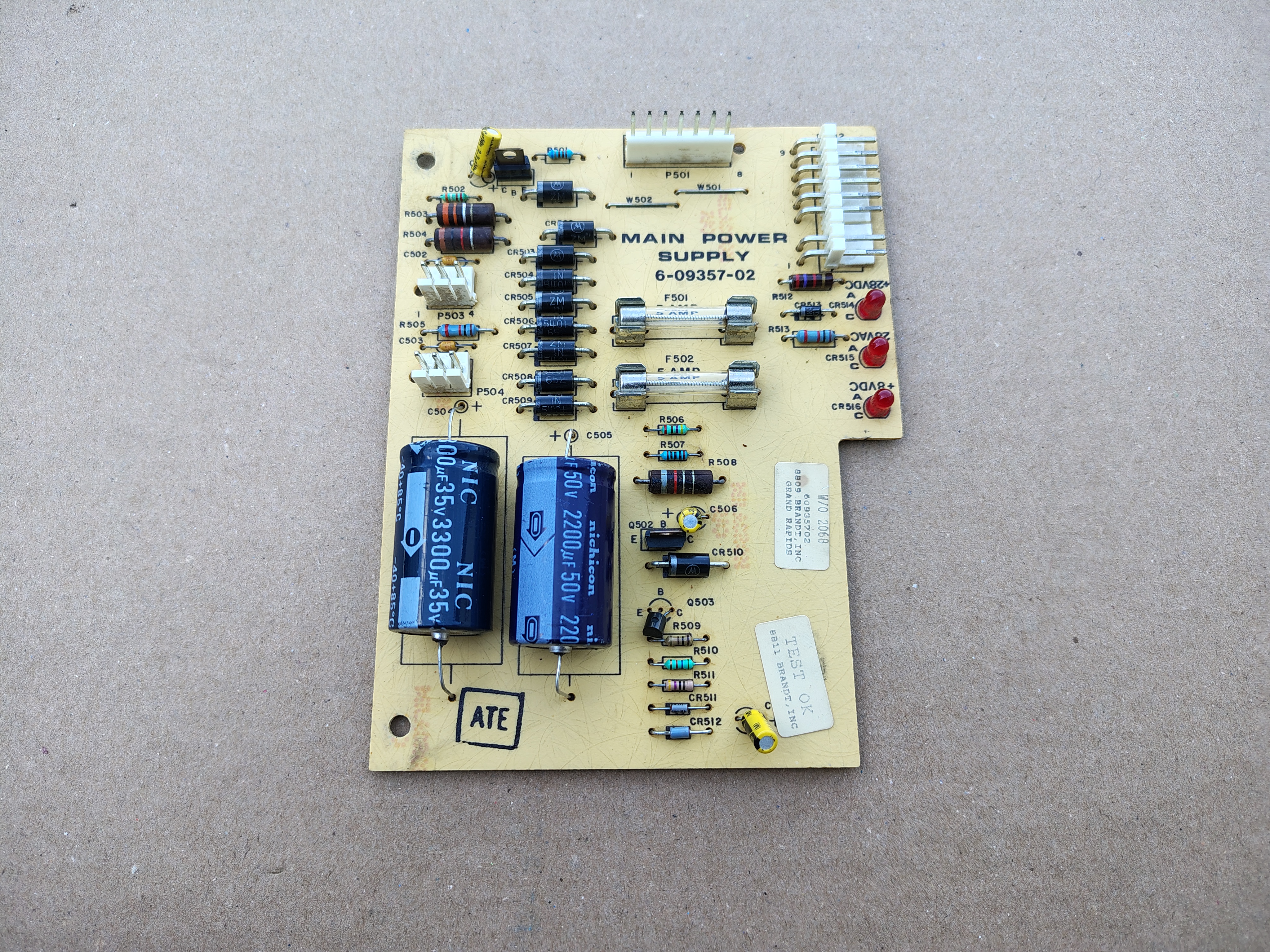 Main Power Board/ 6-09-357-02 (Rowe-AMi/ Div )