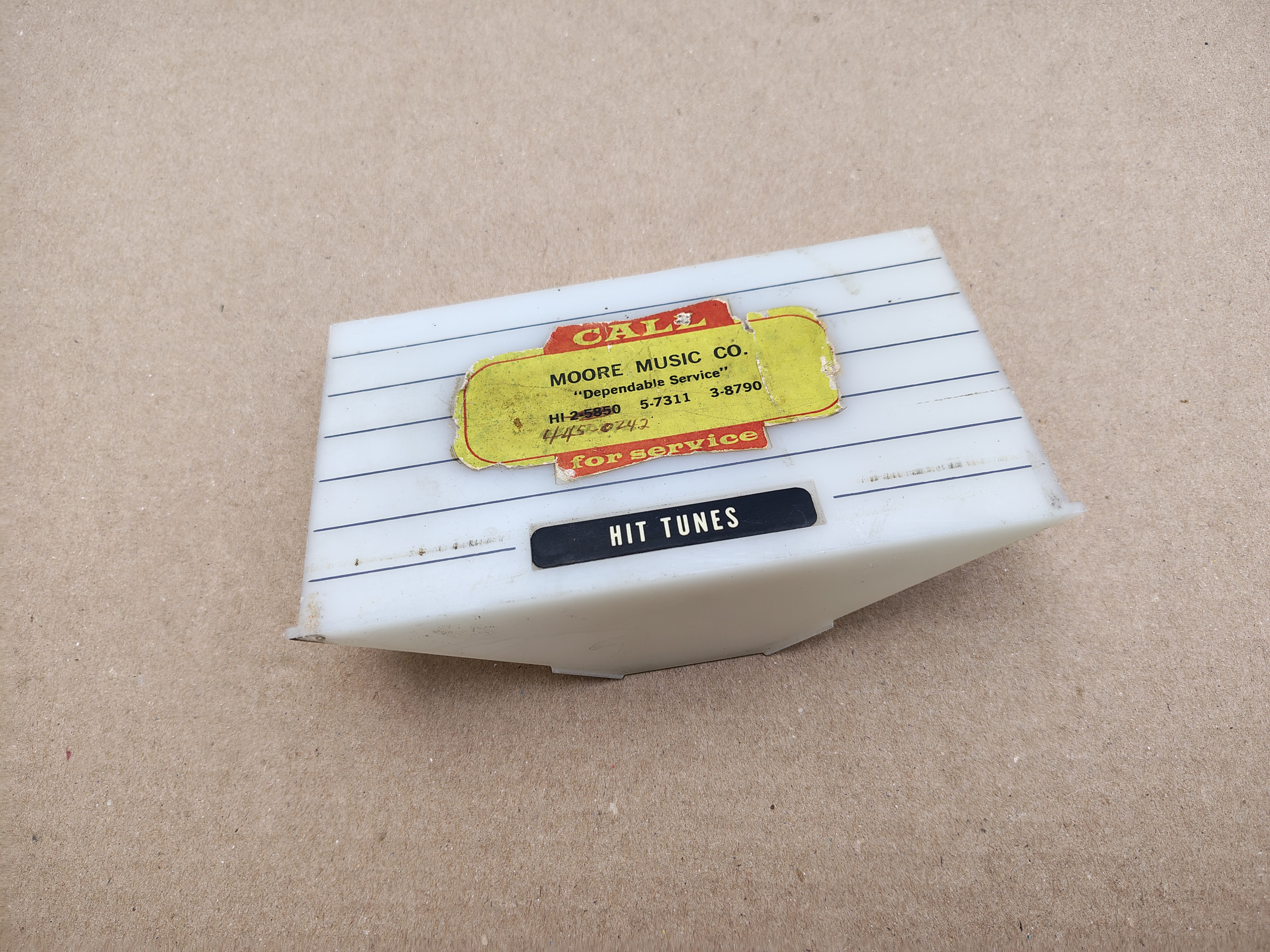 Cap / Program Holder (Wurlitzer Div)