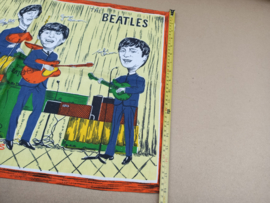 Thee doek The Beatles (1964) Verry Rare !!! (Blue)