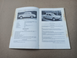 Instruction Book/Vraagbaak: Renault Dauphine (1963-1966) Neterlands