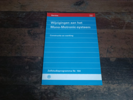 Handboek: Volkswagen/ Mono-Motronic/ Constructie en werking 1994