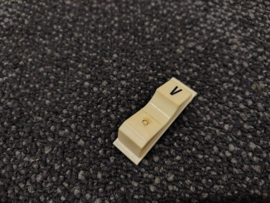 Push Button/ " V " (NSM Prestige) White