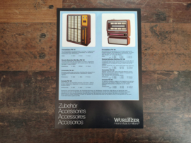 Flyer: Wurlitzer Accessoires (1975) jukebox