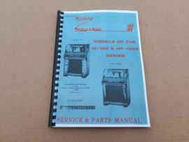 Service Manual: (Seeburg 100W/ HF100W) NEW !!