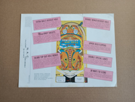 Flyer: Bally Air Aces (1974) Flipperkast