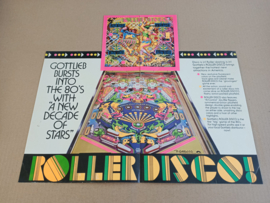 Flyer/ Folder: Gottlieb Roller Disco (1979) Flipperkast