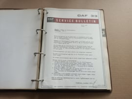 Service Bulletin Book: DAF 750-33/ Car (1962-1967)