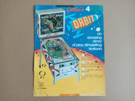 Flyer: Gottlieb Orbit (1971) Flipperkast