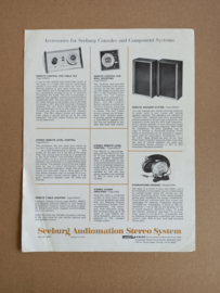 Flyer: Seeburg Audiomation Stereo System (1968) jukebox