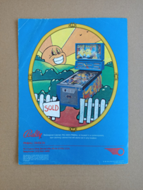 Flyer/ Folder: Bally Pac-Man (1982) Flipperkast