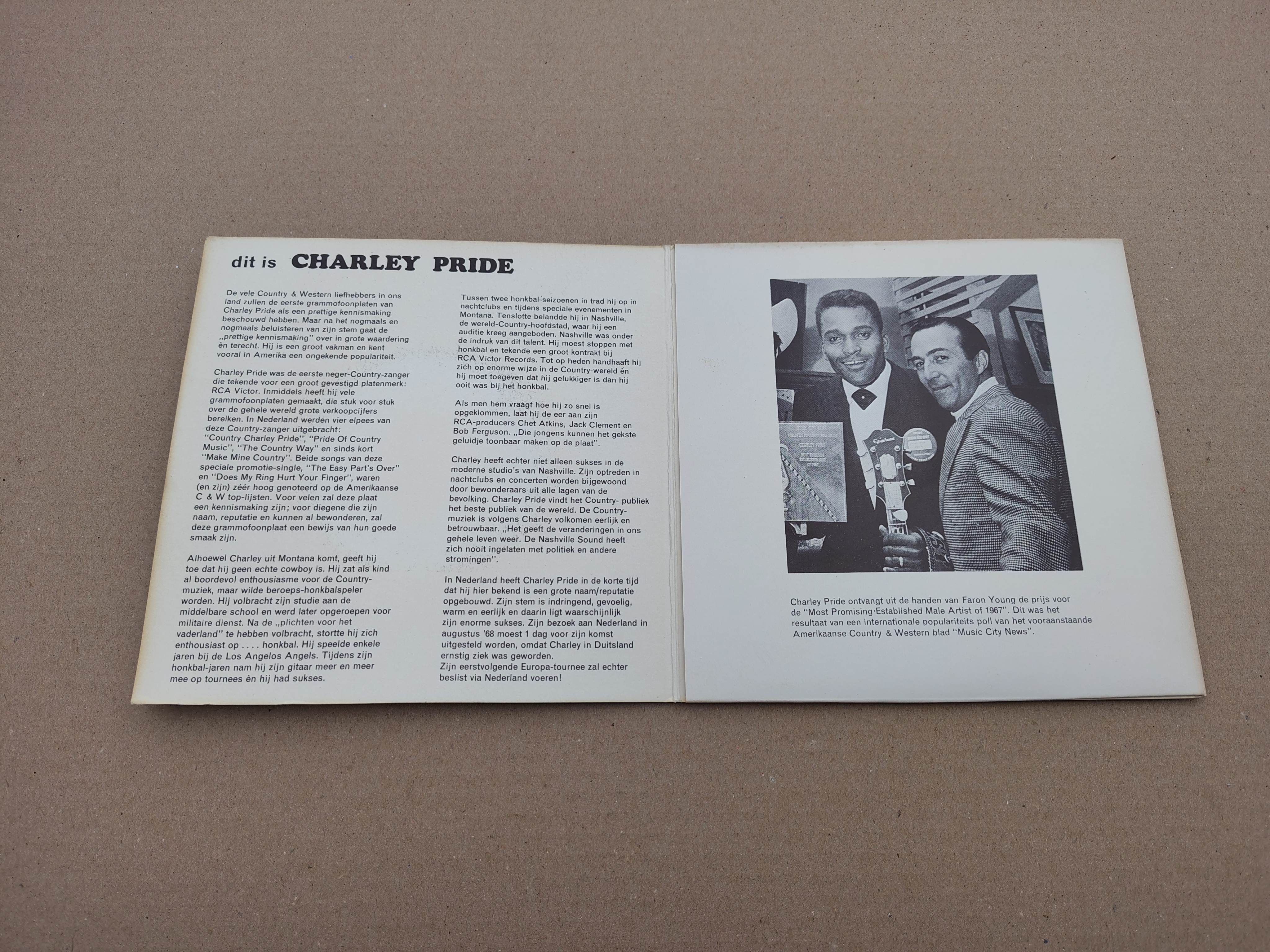 7" Single: Charley Pride - The Easy Part's Over (1968)