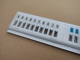 Push Button Panel/ Plastic (Seeburg Showcase)