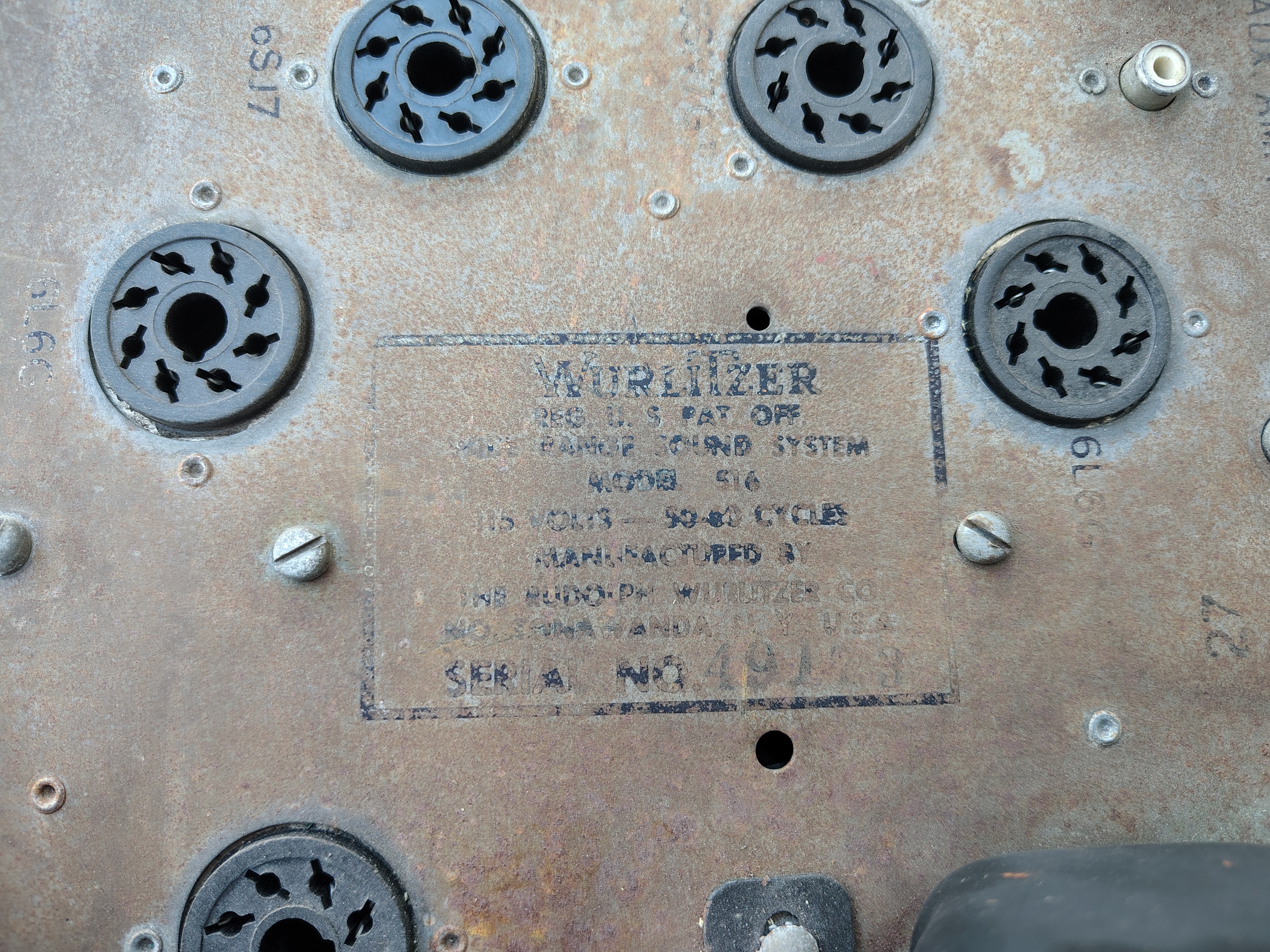 Tube Amplifier 516 (Wurlitzer 1500)