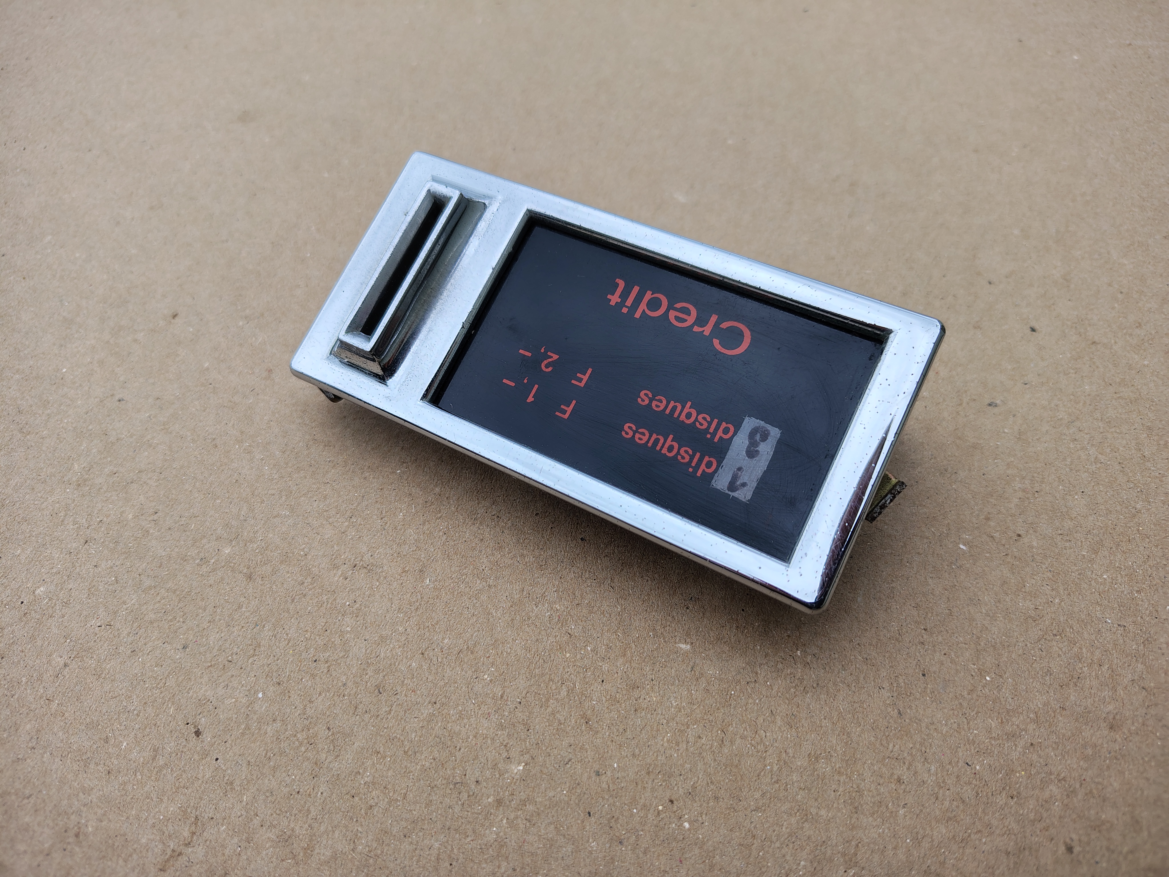 Pricing Casting Panel (Wurlitzer Atlanta)