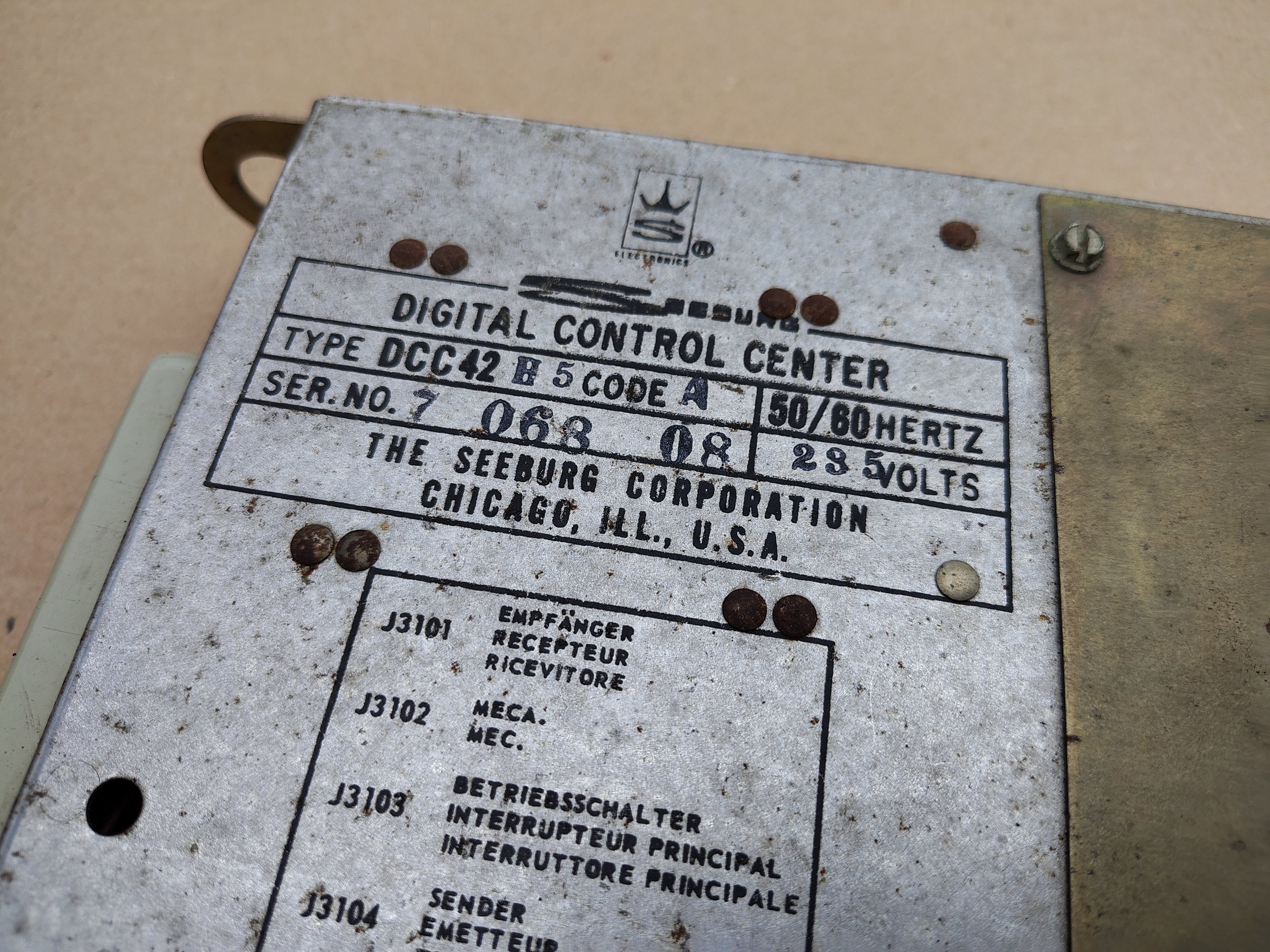 Digital Control Center/ DCC4 (Seeburg LS3)