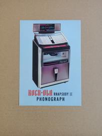 Postcard: Rock-ola Rhapsody 100/ Capri 100 (1963) jukebox