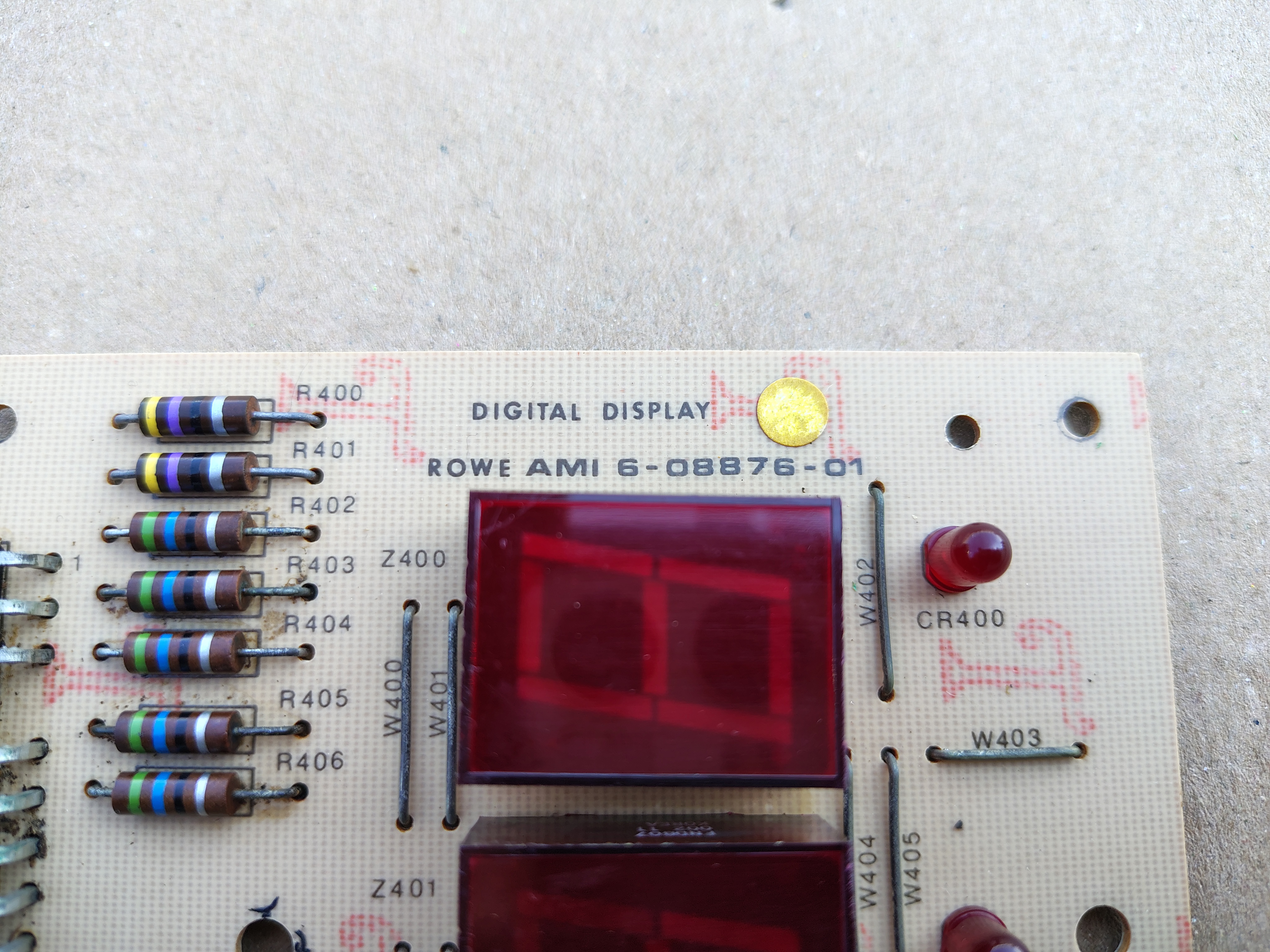 Digital Display/ 6-08876-01 (Rowe-AMi Div)