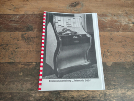 Service Manual (Tonomat Telematic) 1957