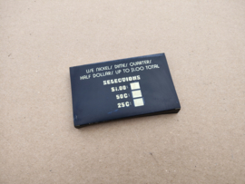 Pricing Card/ Plasic/ USA (Seeburg Disco/ SMC1)