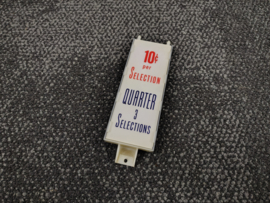 Pricing Panel/ USA (Seeburg Q160)