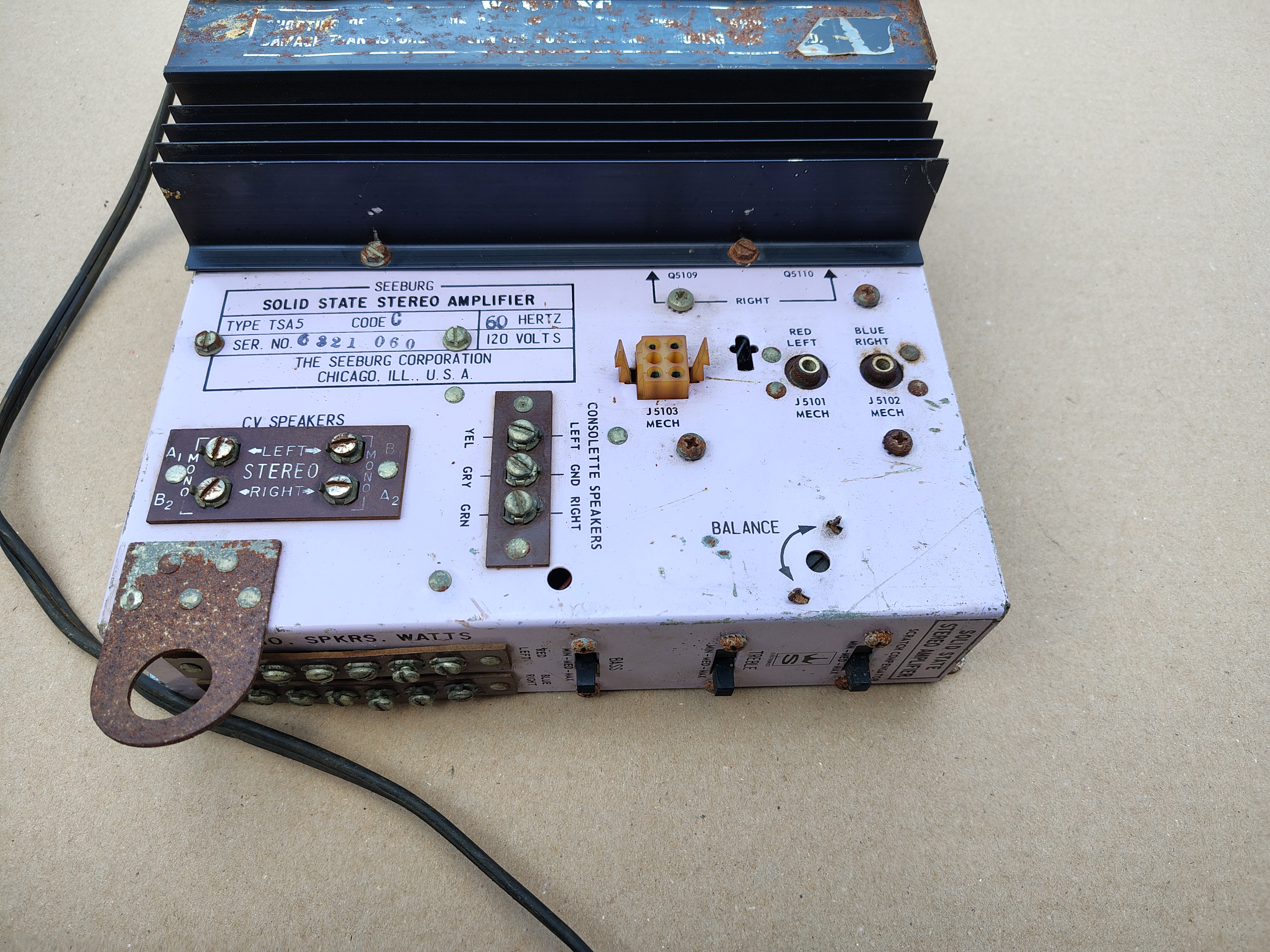 Versterker/ TSA5/ 117V (Seeburg Showcase)