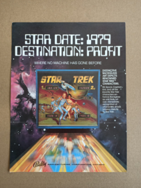 Flyer: Bally Star trek (1979) Flipperkast