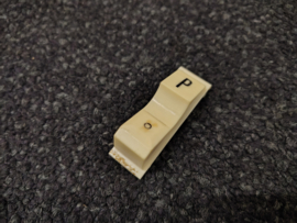 Push Button/ " P " (NSM Prestige) White