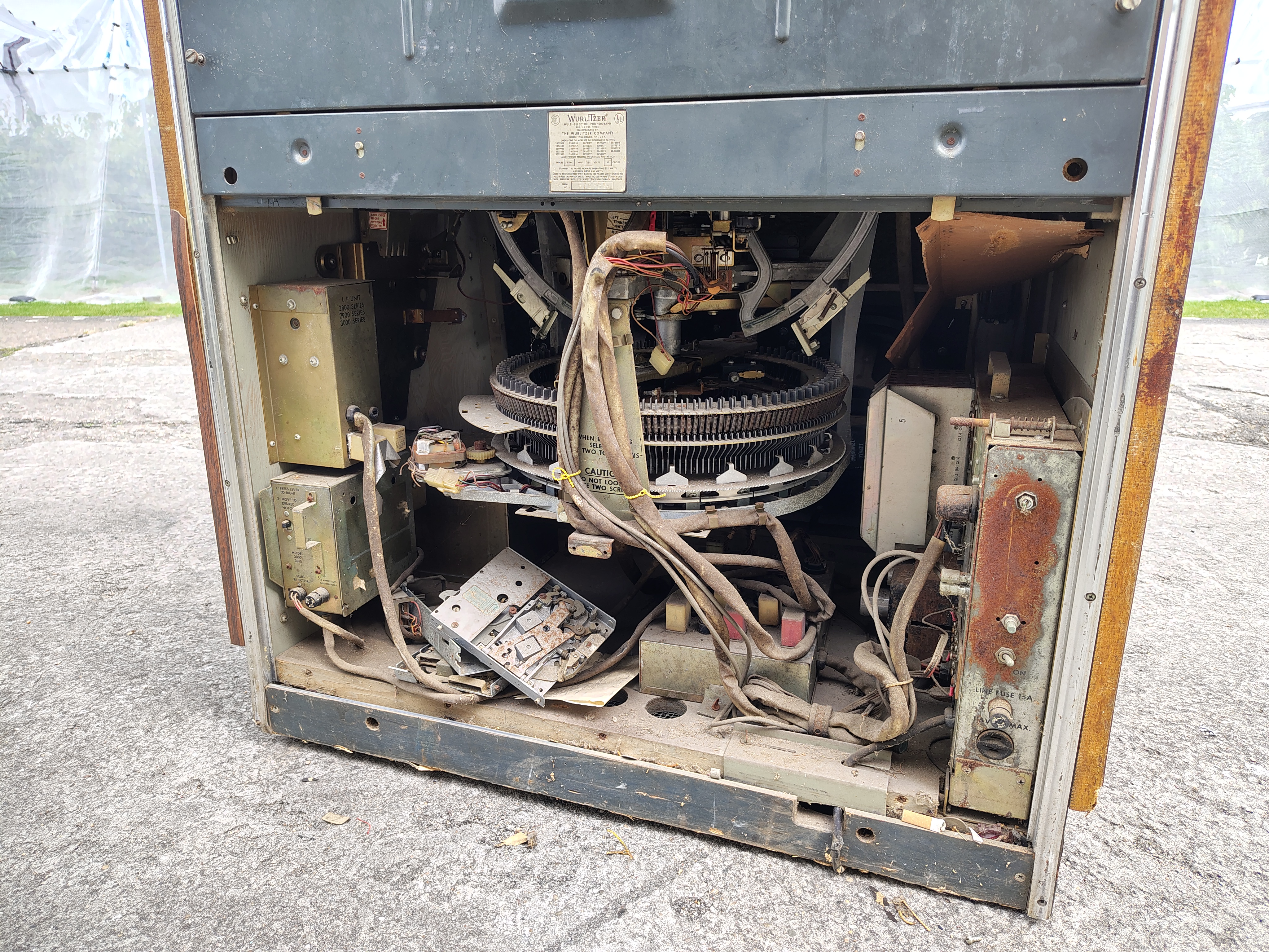 Wurlitzer 3000 (1966)  jukebox (Only For Parts)
