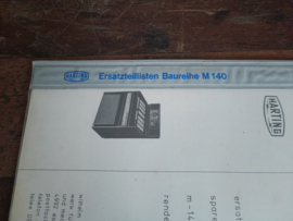 Parts Catalogus (Harting M140K) 1968