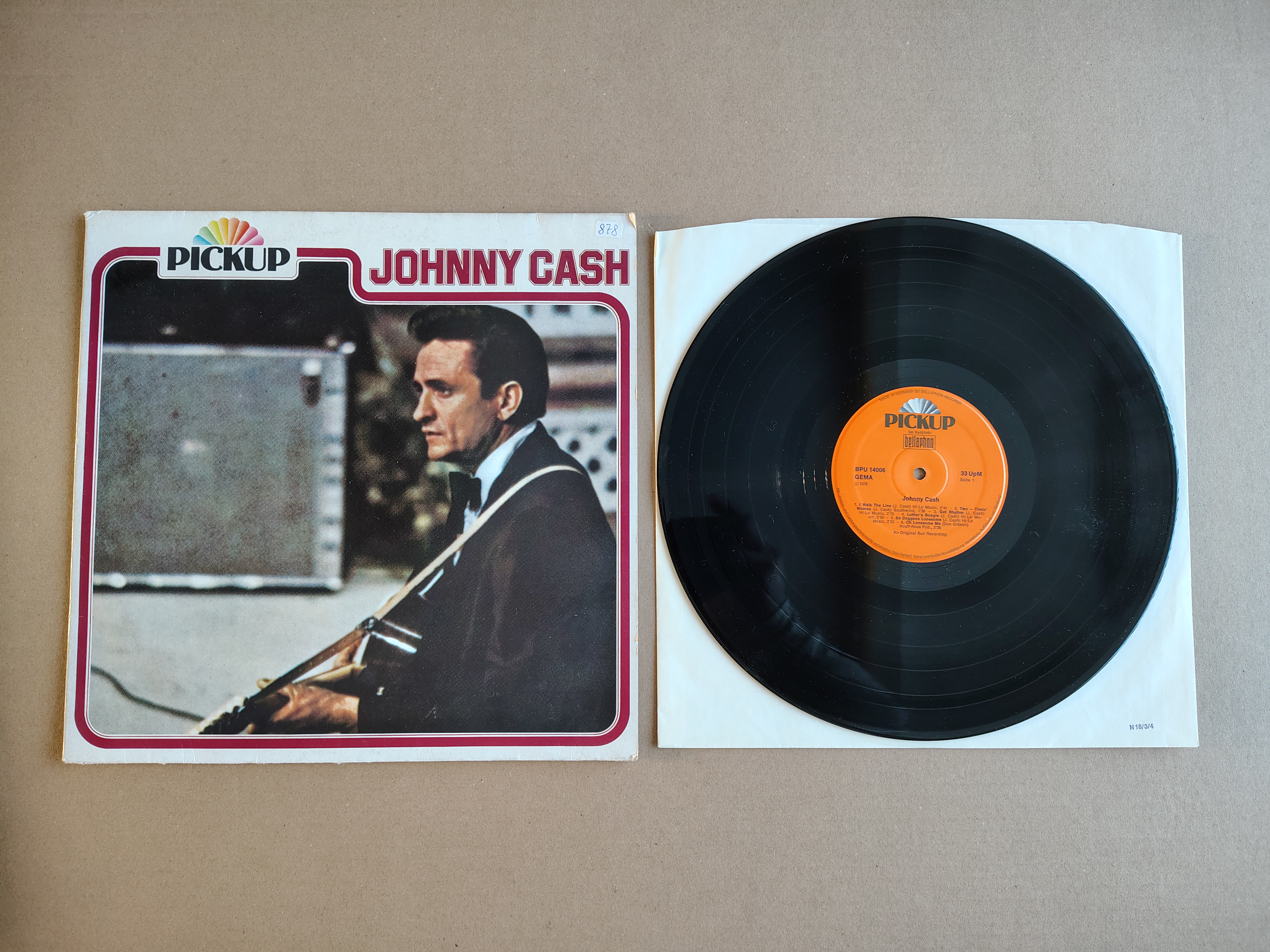 Vinyl LP: Johnny Cash - Greatest Hits (1976) Germany