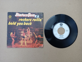 Single: Status Quo - Rockers Rollin / Hold You back (1977)