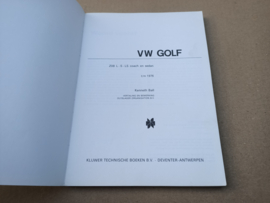 Instruction Book/Vraagbaak: Volkswagen Golf 1 (1974-1976)  Neterlands