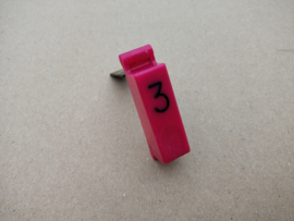 Push Button " 3 "  (Rock-ola 404/ Capri)