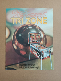 Flyer: Williams Tri Zone (1979) Flipperkast