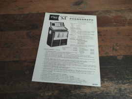 Technical Specifications (Rowe-AMi JBM/ Tropicana)