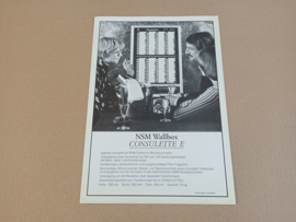 Flyer: NSM Hide-Away / Consulette (1988)