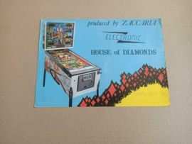 Flyer: Zaccaria House Of Diamonds (1978) Flipperkast