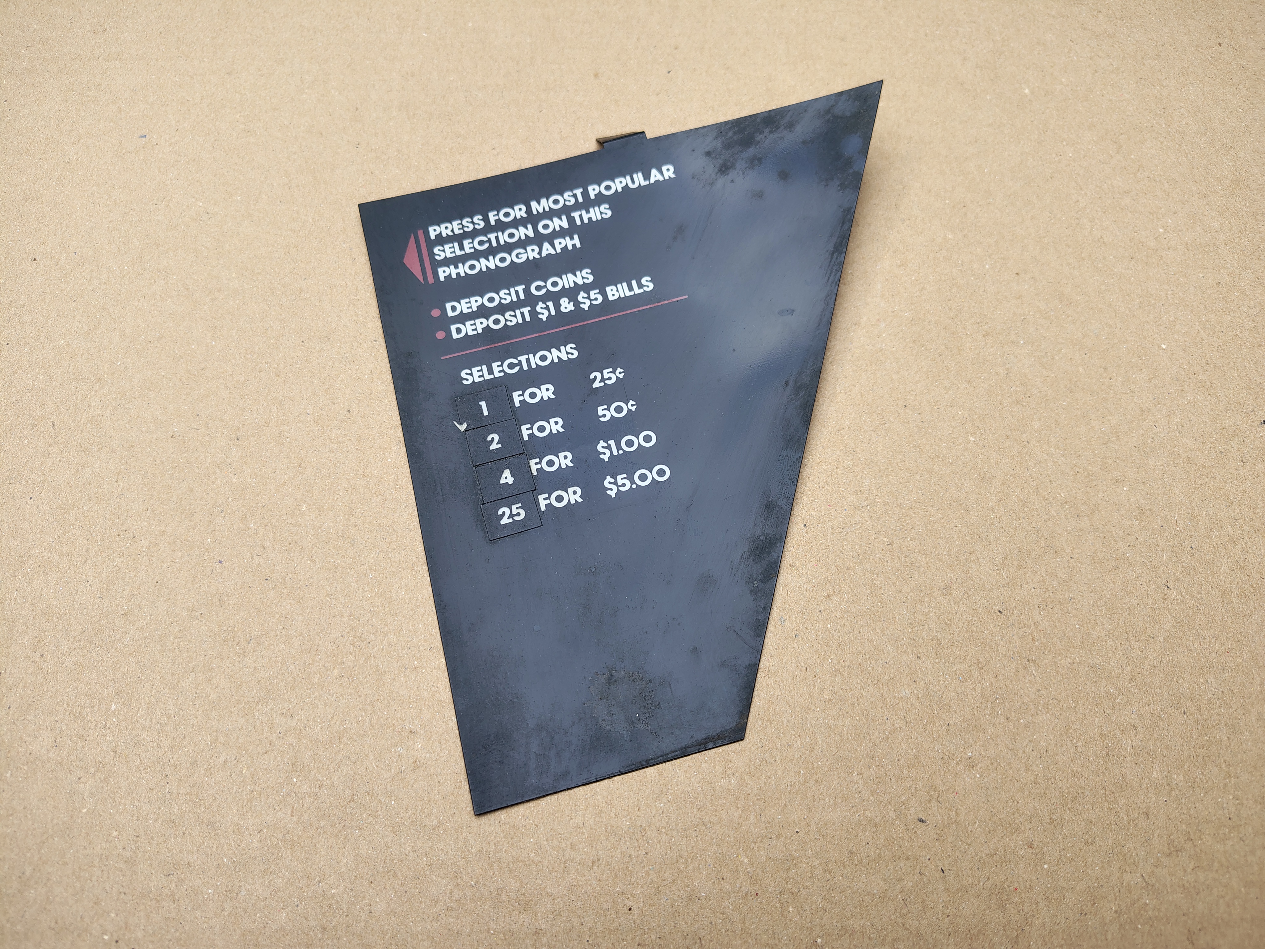 Pricing Plastic/ USA (Rowe-AMi R92)