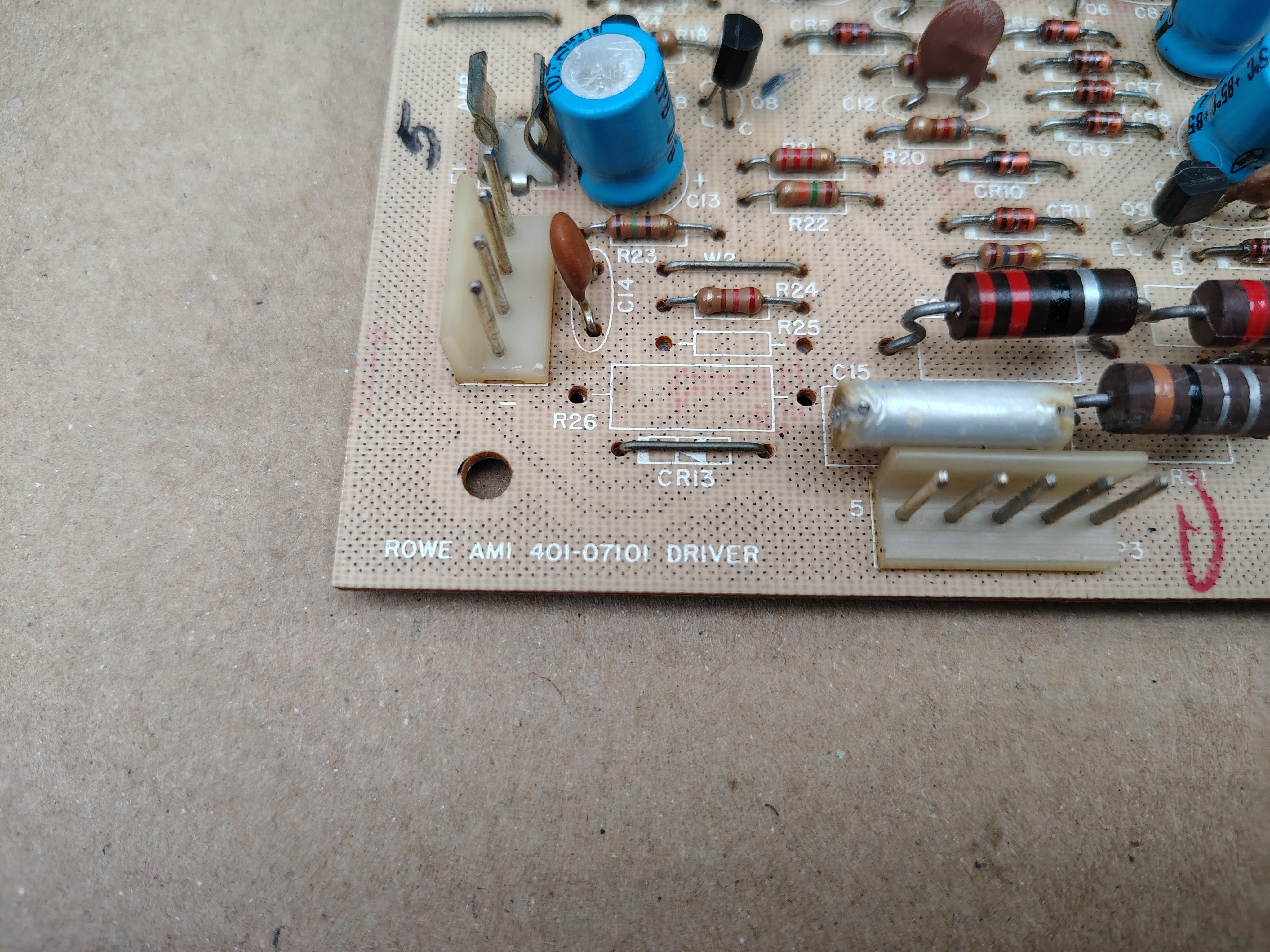 Driver Board/ 401-07101 (Rowe-AMi/Div)