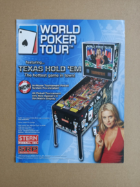 Flyer: Stern World Poker Tour (2006) Flipperkast