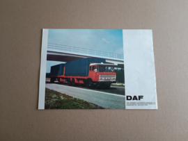 Folder/ Flyer: DAF 2600/ Truck And Trailers (1973)