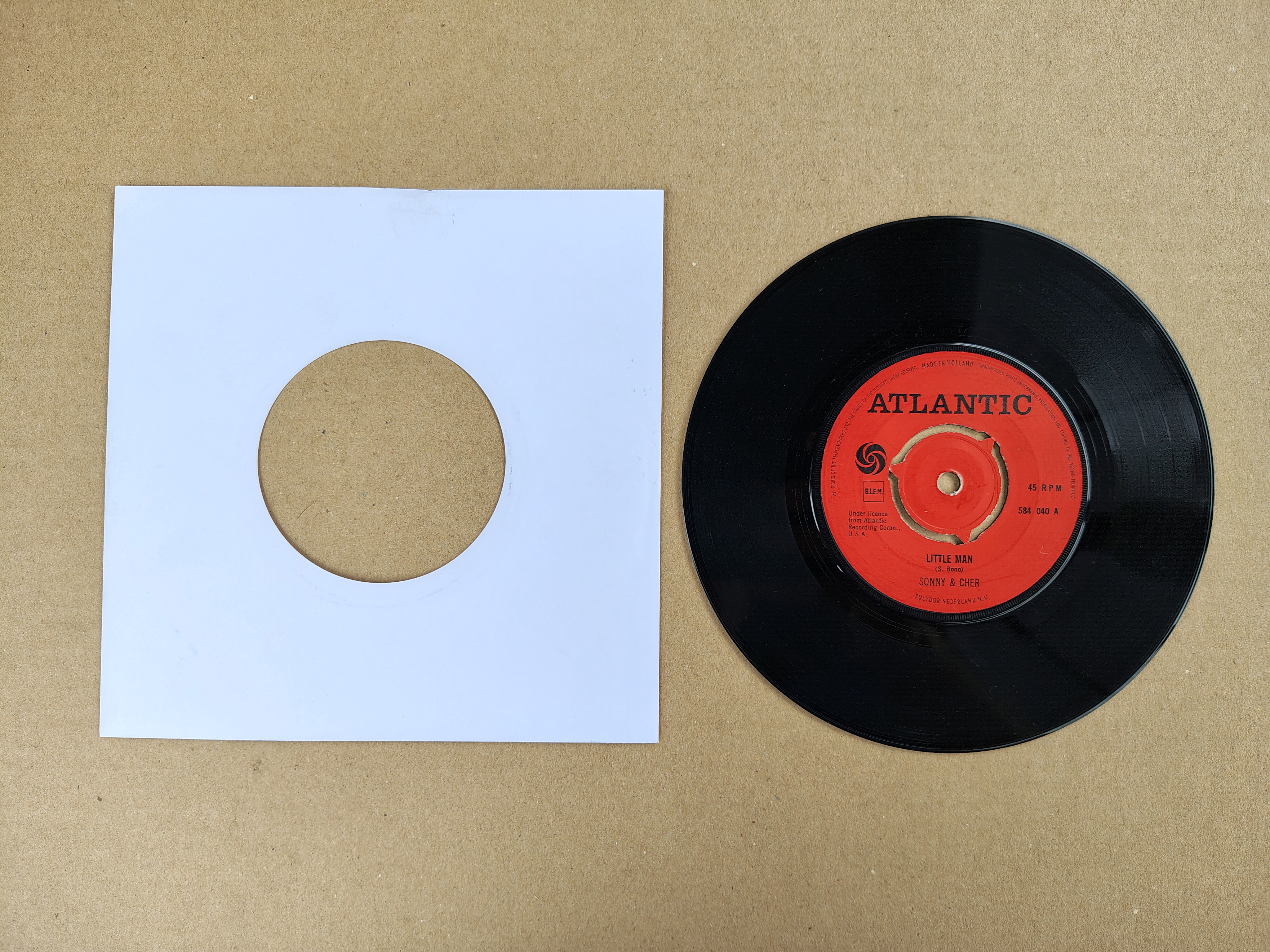 7" Single: Sonny & Cher - Little Man (1966)