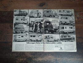 Reclame: Volkswagen T3/ BUS /LT/Camper (1984) 29 x 21 cm
