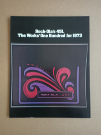 Flyer: Rock-ola 451 (1973) jukebox